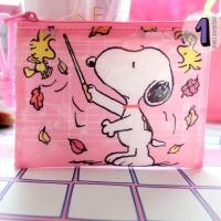 ราคา ซองซิป #5 Snoopy / กระเป๋าเหรียญ ซองซิปใส่บัตร ใส่เหรียญ PVC Sanrio (4731537933)