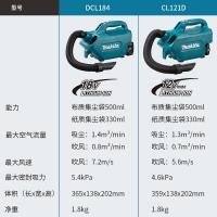 ราคา Makita DCL184 เครื่องดูดฝุ่นแบบชาร์จไฟได้ 18V แบตเตอรี่ลิเธียมรถไร้สายมือถือเครื่องดูดฝุ่นในครัวเรือน CL121D (43620308095)
