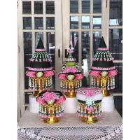 ราคา ชุดพานขันหมากเอก5พานมือสองใช้งาน2-3ครั้ง (7332334339)