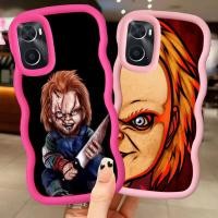ราคา MERAH Z-36 Ray Chucky ตุ๊กตาสีแดงสีดําสีชมพูปลอกสําหรับ OPPO A76 A96 A36 K10 Realme 9i (43960336565)