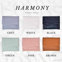 ราคา (COD พร้อมส่ง) กระเป๋าสตางค์ กระเป๋าใส่บัตร ลายหินอ่อน ทรงคลื่น หนังpu รุ่น Harmony (*พร้อมส่งจากไทย) (25711552046)