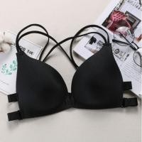 ราคา บราไร้ขอบไร้โครง ตะขอหน้า (สีดำ) สายไขว้ เสื้อชั้นใน บราไร้ขอบ ไร้โครง ดันทรงเก็บข้าง บรา ตะขอหน้า ฟองรูปมือ (4655328990)