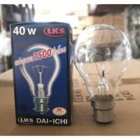 ราคา (ขั้วเขี้ยว)​ หลอดไส้ 40W หลอดไฟ ขั้วเขี้ยวงู ให้ความร้อน DAI-ICHI ไดอิชิ ขั้ว B22 (27566948662)