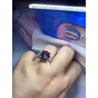 ราคา แหวนพลอยปลูกฝังทองคําขาว(แหวนปรับได้)(คริสตัลสีม่วงเข้ม)คริสตัลคริสตัลคริสตัลคริสตัลคริสตัลสีขาวสีขาว (แหวนทองแดง) (43419777436)