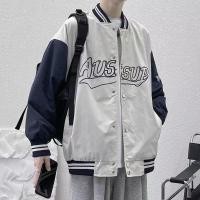 ราคา ชุดเบสบอลพิมพ์ลายสําหรับผู้ชายหลวมและสบายเสื้อแจ็คเก็ตสไตล์เกาหลีเสื้อโค้ทสไตล์อินเทรนด์ (41917639403)