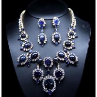 ราคา ชุดเซ็ตสร้อยคอและต่างหู พลอยแท้ ไพลิน-น้ำเงิน ล้อม โทปาส-ขาว เงินแท้ 925 ชุบทอง 18k (11399499907)