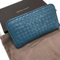 ราคา Bottega Veneta intrecciato zip-arround wallet แท้ สภาพ 90% (1862902341)