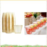 ราคา ถ้วยพลาสติกซุปเปอร์โกลด์แก้วไวน์พลาสติกใส,ถ้วยพลาสติกแข็งแบบใช้แล้วทิ้งแฟนซีพร้อมกลิตเตอร์สีทองสําหรับถ้วยปาร์ตี้ (24784103552)