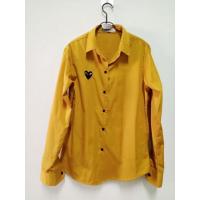 ราคา มือสอง เสื้อเชิ้ตแขนยาว ปักโลโก้หัวใจที่อก ผ้าคอตตอน (25606319008)