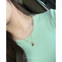 ราคา completelook.bkk - padlock necklace [stainless steel] สร้อยคอพร้อมจี้ สแตนเลสแท้ (19495705432)