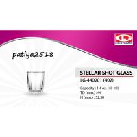 ราคา (402) แก้วน้ำ แก้วช็อต Stellar Shot Glass LG-440201 Capacity : 1.4 oz. (40 ml.) แก้วเป๊ก แก้ว (5438355613)