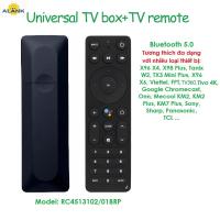 ราคา remote รีโมททีวีทั่วไป + กล่องโทรทัศน์+สั่งงานด้วยเสียง TV BOX X96 X4 X98 PlUS Tanix W2 TX3 Mini Plus X96 X6 Viettel FPT TV360 Tivo 4K Google Chromecast onn Mecool KM2 KM2Plus KM7Plus (25275729103)