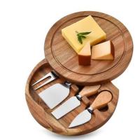 ราคา ชุดมีด4ชิ้น+เขียงสำหรับตัดชีส ชุดถาดเสิรฟ์อาหาร เบเกอรี่ Cheese knife set ✔️พร้อมส่ง (24186460785)