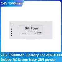 ราคา ใหม่7.6โวลต์1500มิลลิแอมป์ชั่วโมงอัพเกรด LiPo แบตเตอรี่สำหรับ ZEROTECH Dobby RC จมูก GiFi พลังงานอัจฉริยะเที่ยวบินแบตเตอ (19795805714)