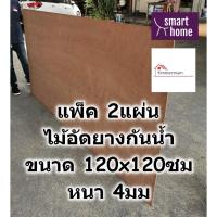 ราคา ไม้อัดยางกันน้ำ ขนาด 120x120ซม หนา 4มม แพ็ค 2แผ่น - ไม้อัด อัดยาง ไม้ (5140166041)