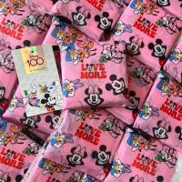 ราคา กระเป๋าช้อปปิ้งพกพา Primark Shopping bag ลาย mickey & friends สีชมพู กระเป๋าพับได้ (20590255280)