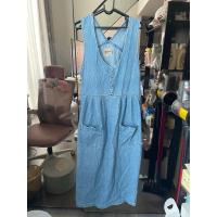 ราคา เอี๊ยมยีนส์ ชุดกระโปรงยีนส์ ป้ายusa (22770657343)