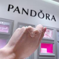 ราคา Pandora Pandora Rose Gold Hollow Galaxy Clavicle Chain Necklace แฟนของขวัญ - หรูหรา Niche (27671859773)