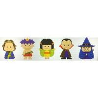 ราคา พร้อมส่ง Pinn Cross Stitch ภิญญ์ ครอสติช (แบบปักสำเร็จ) รวมแฟนซีพาเหรด 02-X Halloween แม่มด แดรกคูลา ยักษ์ ลิงน้อย (5356845456)