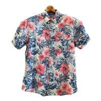 ราคา เสื้อฮาวาย อก46 ไหล่18 ยาว30 แบรนด์ IZOD 100%Cotton มือสองสภาพดี (X70) (41270537885)