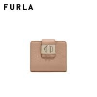 ราคา FURLA กระเป๋าสตางค์ผู้หญิง รุ่น FURLA 1927 M COMPACT WALLET BIFOLD SOFT สี GREIGE (27963536482)