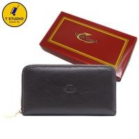 ราคา T studio กระเป๋าสตางค์หนังแท้พับสั้นใส่เหรียญได้ ฝีมือคนไทย หนังวัวแท้ 100% ยี่ห้อ CONI COCCI (2008654848)