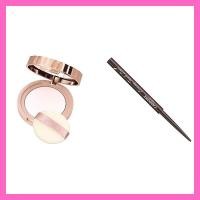 ราคา Canmake Secret Beauty Powder Set - Clear Powder & Creamy Touch Liner - Medium Brown (28567391937)