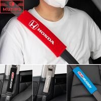 ราคา Honda 2 ชิ้น / เซต เข็มขัดนิรภัยสำหรับรถยนต์ สายรัดไหล่รถยนต์ เบาะรองนั่งรถเข็มขัด Honda Mugen civic 11th gen fd fc eg fk HRV Jazz City Mugen Fit Vezel Accord BRV WRV Stream (24019202428)