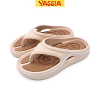 ราคา Yassia Mens Rubber Flip Flops Casual Adult Flip Flops (28740369386)