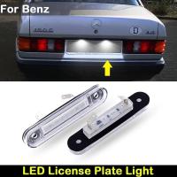 ราคา BENZ ไฟส่องป้ายทะเบียน license plate light W201 190E แคนบัส LED ป้ายทะเบียนรถ (2 ชิ้น) ไฟไม่โชว์ ร้านไทย (24215501969)