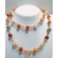 ราคา สร้อยคอหยกพม่าแท้ 100% สีธรรมชาติ หยก 5 สี สวมหัวได้ (12304801453)