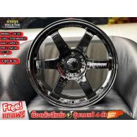 ราคา ล้อ TE 37. 18*8.5 5รู114 ET'35 สีดำเงาหยดขาว ล้อแม็กขอบ18 (กดสั่ง 1 ชุดได้รับของ 4 วง) (27632879110)