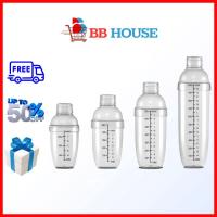 ราคา ขวดเชคเกอร์พลาสติกพร้อมสเกลยา 350ml-530ml-700ml-1 ลิตร CNMB-P000023 (42914553360)