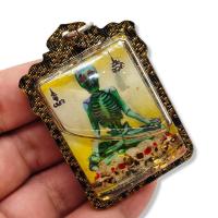 ราคา ไอ้โหงพราย พรายสายเขมร แช่น้ำมันว่านดอกทอง ด้านหลังฝังพระงั่ง พร้อมตะกรุดทวิมงคลคู่ (21092798406)