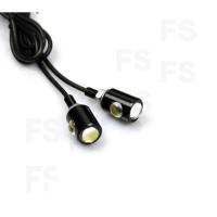 ราคา ไฟตาแมว 2ชิ้น LED รุ่นแสงสีไอบลู 2 ด้านออกด้านปลายเละด้านข้าง 12V (20905045864)