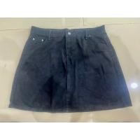 ราคา กระโปรงยีนส์สีดำเอว36 ยาว19 (26430533112)