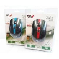ราคา [ ใส่ OFFI198 ลด15%] เมาส์ไร้สาย MD-Tech Wireless Optical Mouse RF-157 USB (4341742857)