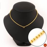 ราคา LSW สร้อยคอทองคำแท้ 1 สลึง (3.79 กรัม) ลายผ่าหวาย 3 ห่วงชิด NC-126 (25169764779)
