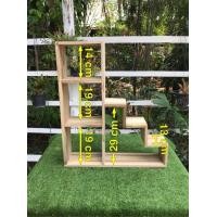 ราคา ✨ถูกที่สุด✨Dokbuashop45 - ชั้นวางต้นไม้ แบบบันได 10x50x60 ซม.ไม้สักแท้⚠️1ออเดอร์ /ไม่เกิน 1ชิ้น⚠️ (2847960188)