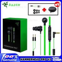 ราคา Razer Hammerhead Pro V2 Gaming Earphone With Mic Wired Earphone 3.5mm Bass Gaming Headphone (หูฟังเกมมิ่ง พร้อมกล่อง) (25160279269)