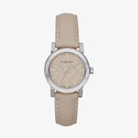 ราคา Burberry นาฬิกาข้อมือผู้หญิง Classic Engraved Leather Beige รุ่น BU9207 (4635871355)
