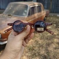 ราคา แว่นกันแดด แว่นวินเทจ CHINTA แว่นตาชินตา รุ่น Ota (Brown) ทรงกลมเล็ก กรอบสีน้ำตาลใส เลนส์กันแดดสีดำคุณภาพดี มีเอกลักษณ์ (9718349140)