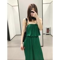 ราคา Matineeจั๊มสูทขายาว สายเดี่ยว ผ้าชีฟองอัดพลีท (2055776085)