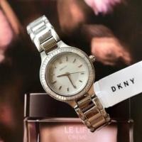 ราคา DKNY Chambers Silver Dial Stainless Steel Ladies Watch (1929069721)