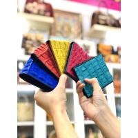 ราคา กระเป๋าสตางค์ผู้ชาย กระเป๋าสตางค์หนังจระเข้แท้ กระเป๋าสตางค์ใบสั้น หนังแท้ (3945738984)