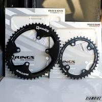 ราคา ใบจาน Rotor Qring For Shimano และ ขาจาน Rotor Aldhu ROTOR ALDHU 3D+/ Shimano Qring 4x110mm (4217750819)