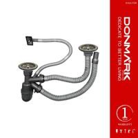 ราคา DONMARK ท่อน้ำทิ้งพร้อมสะดืออ่างซิงค์ล้างจานแบบกระปุก 1 หลุม และ 2 หลุม รุ่น COR-33B /COR-44B (26361542325)