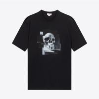 ราคา ผ้าฝ้าย 100% ALEXANDER MCQUEEN MCQUEEN ฤดูร้อน Skull พิมพ์เสื้อยืดลําลองสําหรับบุรุษเสื้อยืดแขนสั้น (40907298096)