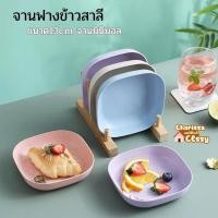 ราคา จานข้าว จานฟางข้าวสาลี ขนาด13cm จานมินิมอล จานขนาดมินิ ใส่ผลไม้ ใส่ขนม จานใส่อาหาร (26106002044)