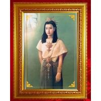 ราคา กรอบมงคลรูป พระสุพรรณกัลยา พื้นเขียว กรอบขนาด 28.5*37.0 c.mงานมงคล/กรอบมงคล/งานบูชา /งานกราฟฟิก (9788031359)